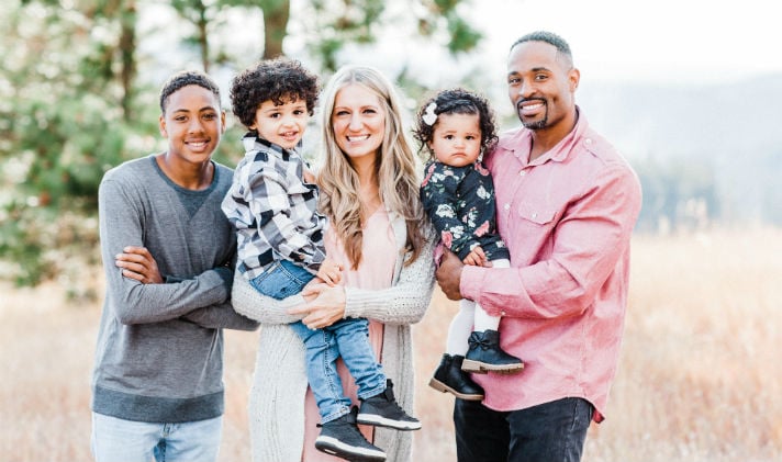 EWU MBA graduate Alexis Alexander and family